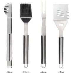 TODECO Lot D'Ustensiles Pour Barbecue, Set D'Ustensiles Bbq Pour Grillades, 18 Ustensiles En Acier Inoxydable, Mallette En Aluminium, Matériau: Alliage En Aluminium 8 TODECO Lot D'Ustensiles Pour Barbecue, Set D'Ustensiles Bbq Pour Grillades, 18 Ustensiles En Acier Inoxydable, Mallette En Aluminium, Matériau: Alliage En Aluminium -Accessoires de barbecue Soldes 9300241 4